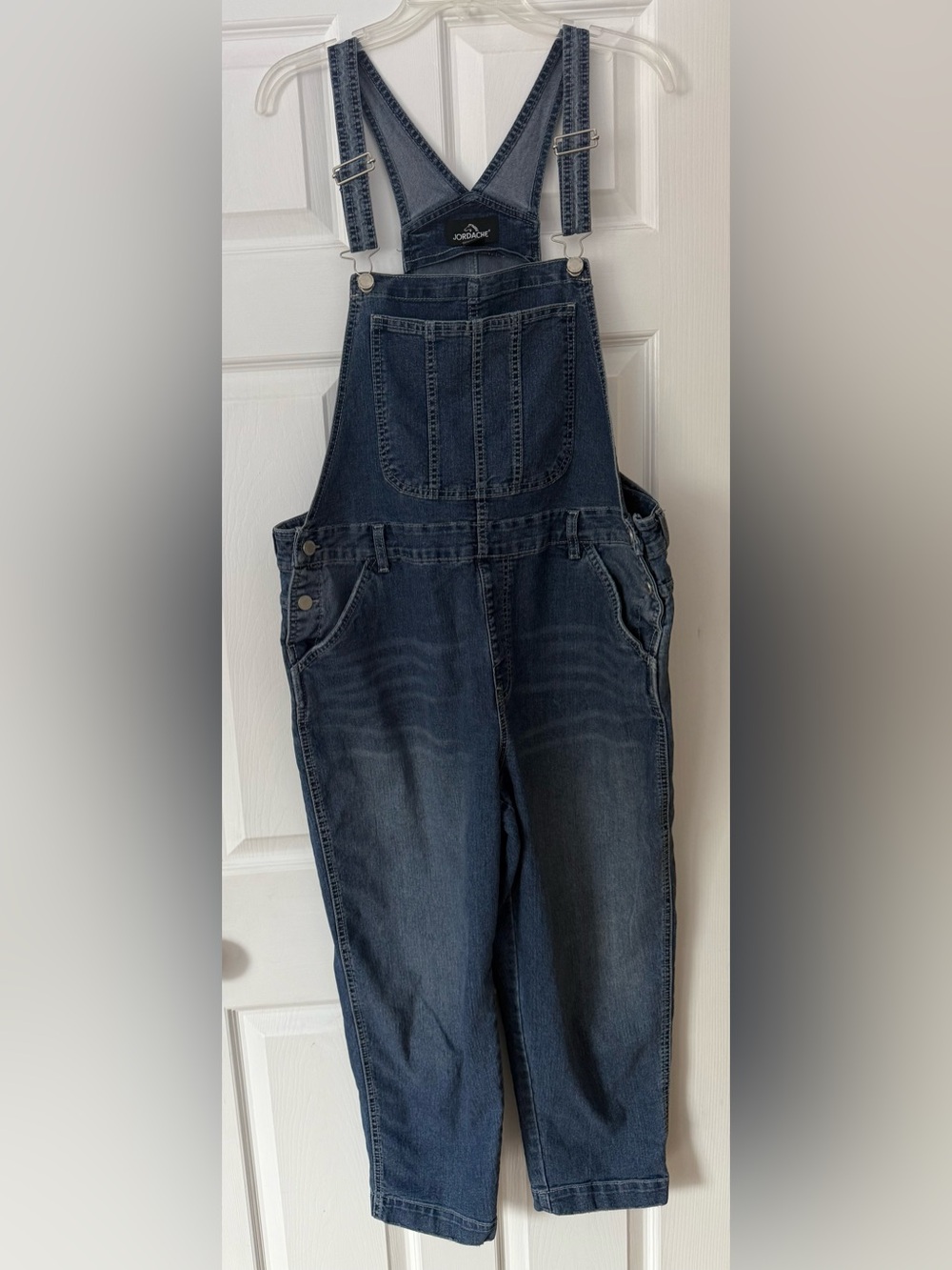 Jordache Dark Blue Denim Overalls - Classic Workwear Style